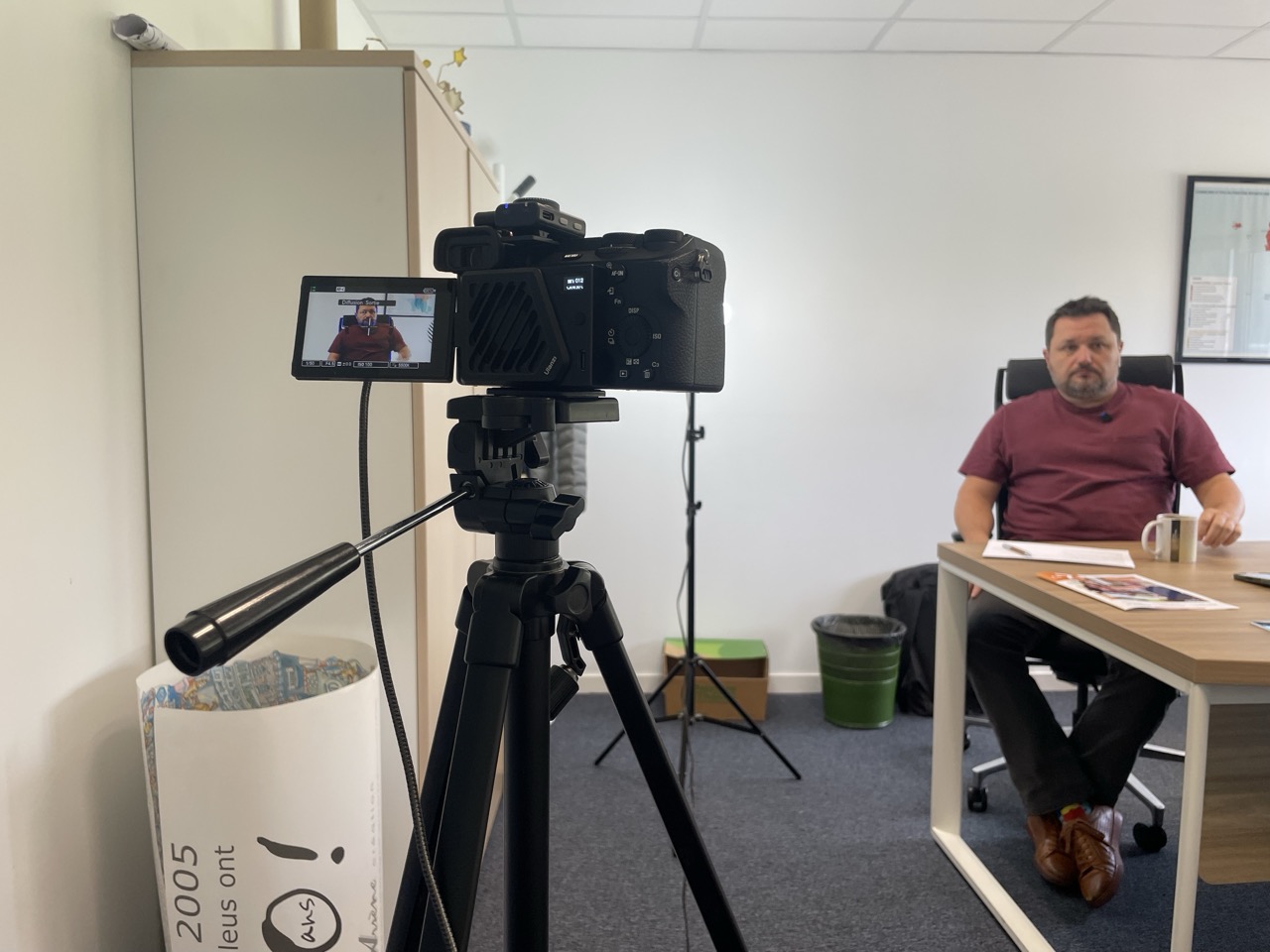 Tournage vidéo corporate à Lorient, matériel professionnel
